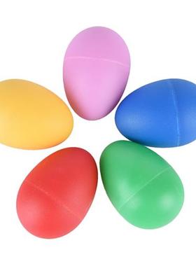 Plastic Percussion Maracas Shaker Musical Sound Egg  Colorf