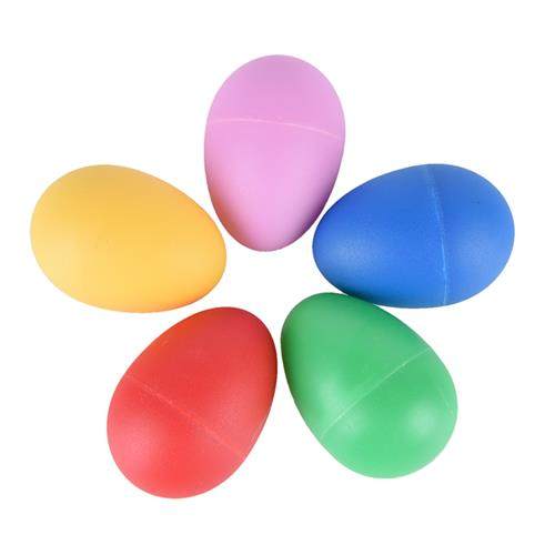 Plastic Percussion Maracas Shaker Musical Sound Egg  Colorf