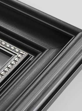 油画画框定U做数字油画装裱定制任意尺寸欧式复古装饰大外框挂墙