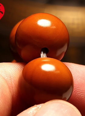 橄榄核手串男正圆光珠精品纯手工文玩橄榄核雕橄榄胡圆珠素珠手链