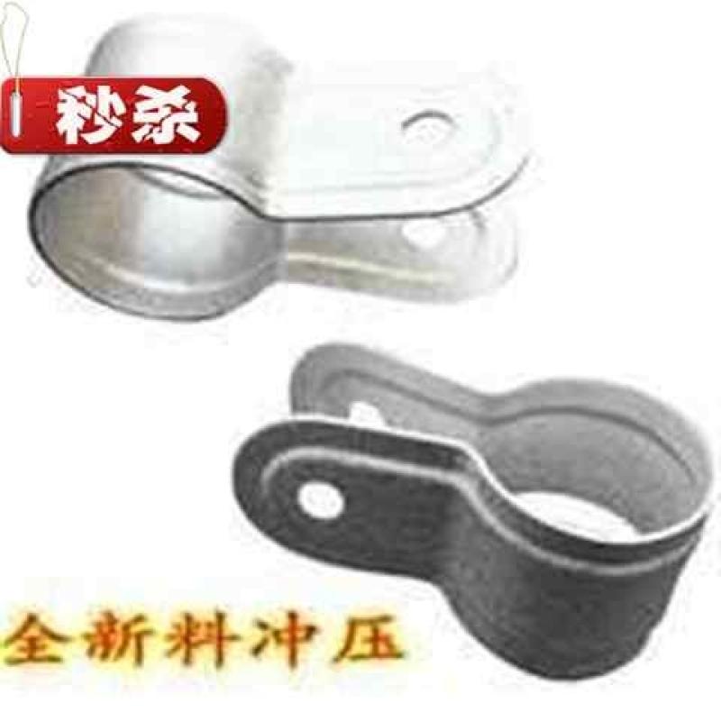 包邮温室大棚骨架大棚22配件热镀锌防风卡槽管槽夹箍抱箍