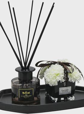 浴室摆件样板间洗漱台台面托盘套装样板房洗手池装饰X品卫生间配