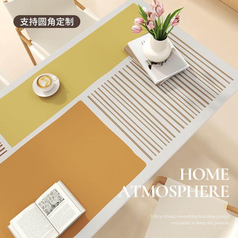 奶油风餐桌垫台面防水防油免洗防烫桌垫高级感茶几桌布桌面保护垫,居家布艺,家纺布艺/布料面料缝制服务,淘宝优惠券,粉丝福利购,淘宝优惠卷