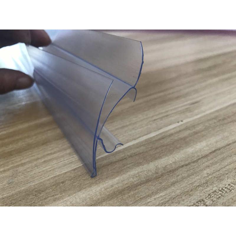 安辰货架卡e条/弧形档栏外卡/价格标签条/超市货架卡条/塑料标价图片