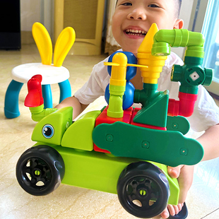 宝宝大颗粒磁力积木块拼装儿童玩具益智吸铁石简单2-3男孩子六岁