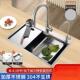 适配新款 5.0加厚水槽SUS304锤纹压纹耐刮厨房洗菜盆手工盆大单槽