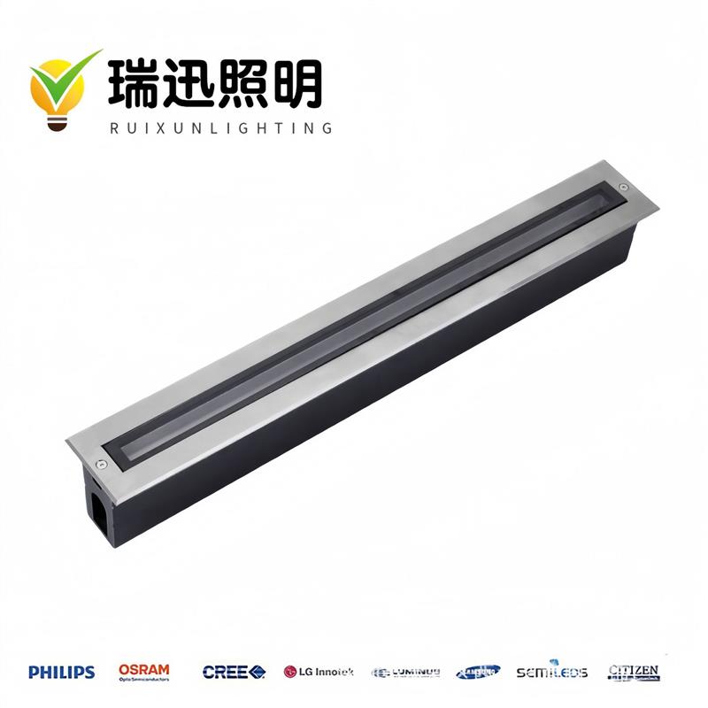 适配厂家直销6W9W12W18W24W36W户外防水LED窄款长条地埋灯 条形埋