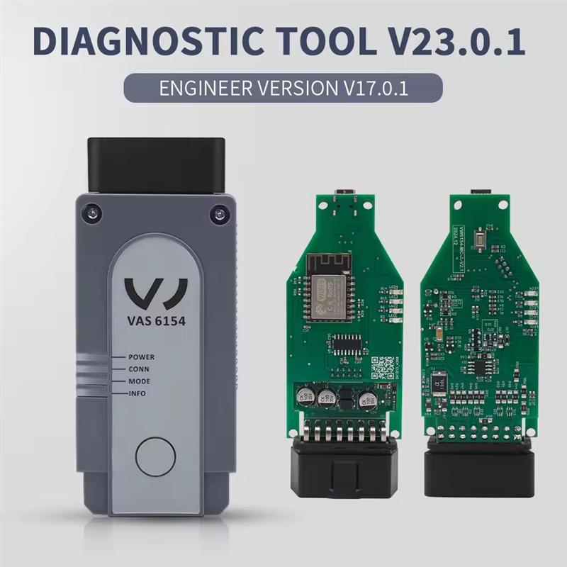 适配2025新品跨境6154A V23.01 WIFI和USB 6154诊断工具