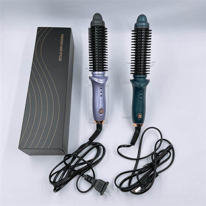 适配厂家神器陶瓷釉多功能热风梳自动卷发棒干湿两用卷发器卷发直