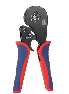 适配跨境 HSC8 16-6 红蓝柄欧式管型端子压线钳,端子专用压接