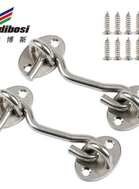 不锈钢黑色风钩加厚老式窗钩配件门窗挂钩扎钩搭钩风勾五金件