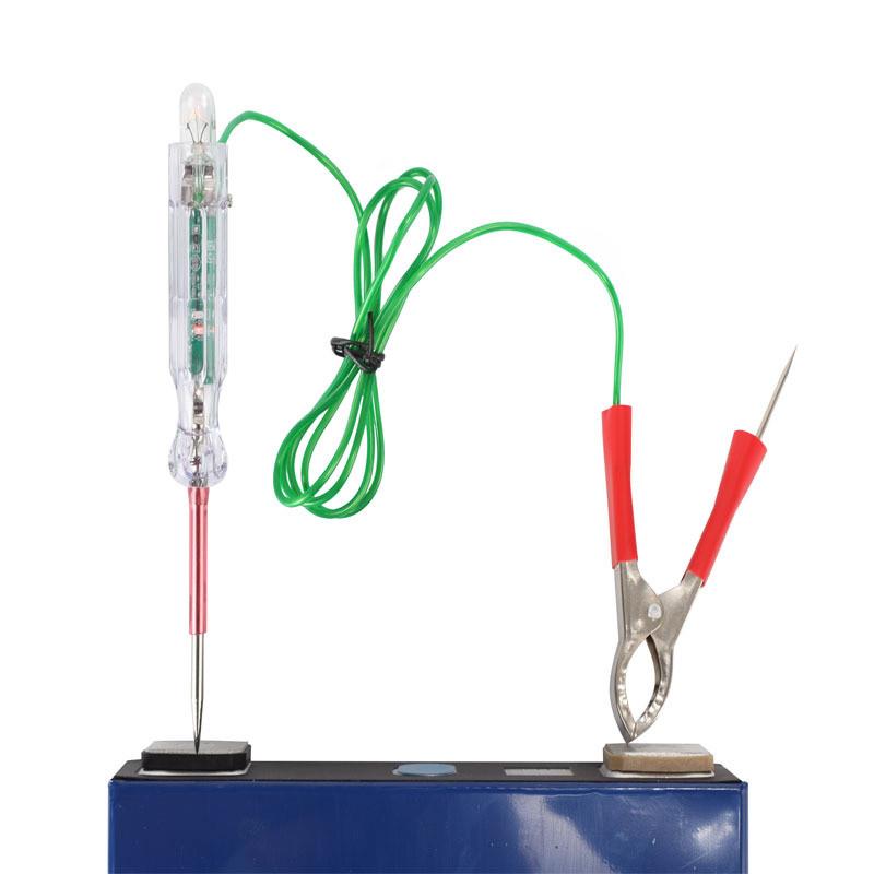 适配汽车电笔测电笔网红试灯双色LED电路检测笔多功能电路维修检