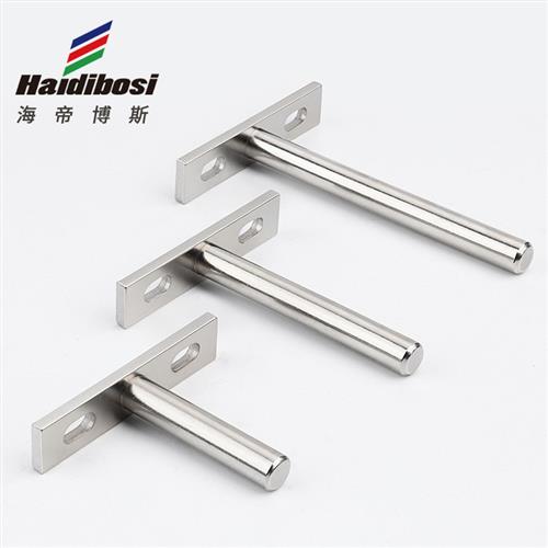 厂家直销墙上支架木板置物架层板隐形托悬空安装T型托架墙壁固定