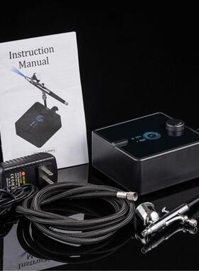 T600K喷笔气泵无极调速显示屏增湿度感应器迷你气泵喷笔厂家