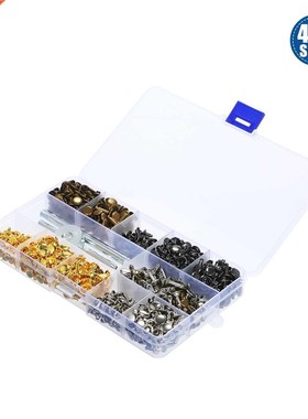 27/48 Sets Leather Rivet Kit 6mm/8mm/12mm Double Cap Tubul