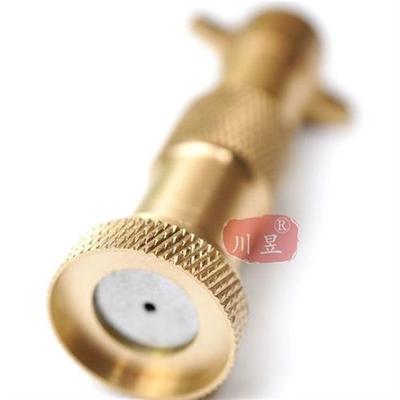 纯铜喷雾器可调直喷头加大中号远程雾化喷头高压远程喷头