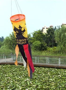 13x100cm Halloween Pumpkin Windsock Flag,Halloween Windsock