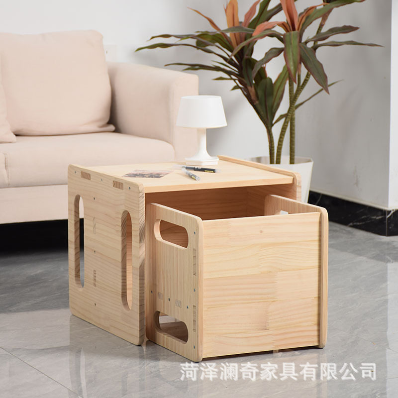 实木儿童靠背脚踏凳浴室绘画桌椅