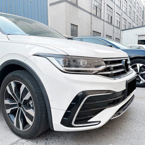 途观TiguanMK2.5前大灯灯眉贴