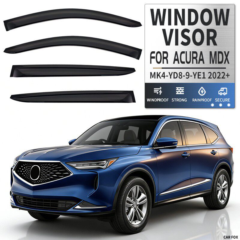 适用讴歌MDX晴雨挡侧窗遮阳导流板雨眉ACURA MDX Window Visor