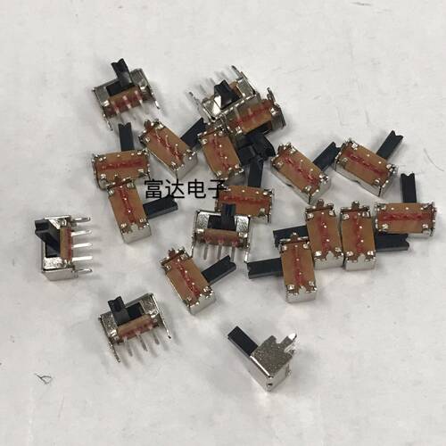 现货SK12107VG5 带支架 小型拨动开关 3脚2档 柄高5MM