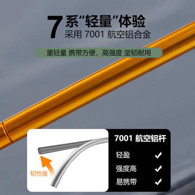 萤火虫户外帐篷单人双层手搭铝杆防暴雨野外露营1人超轻便携徒步