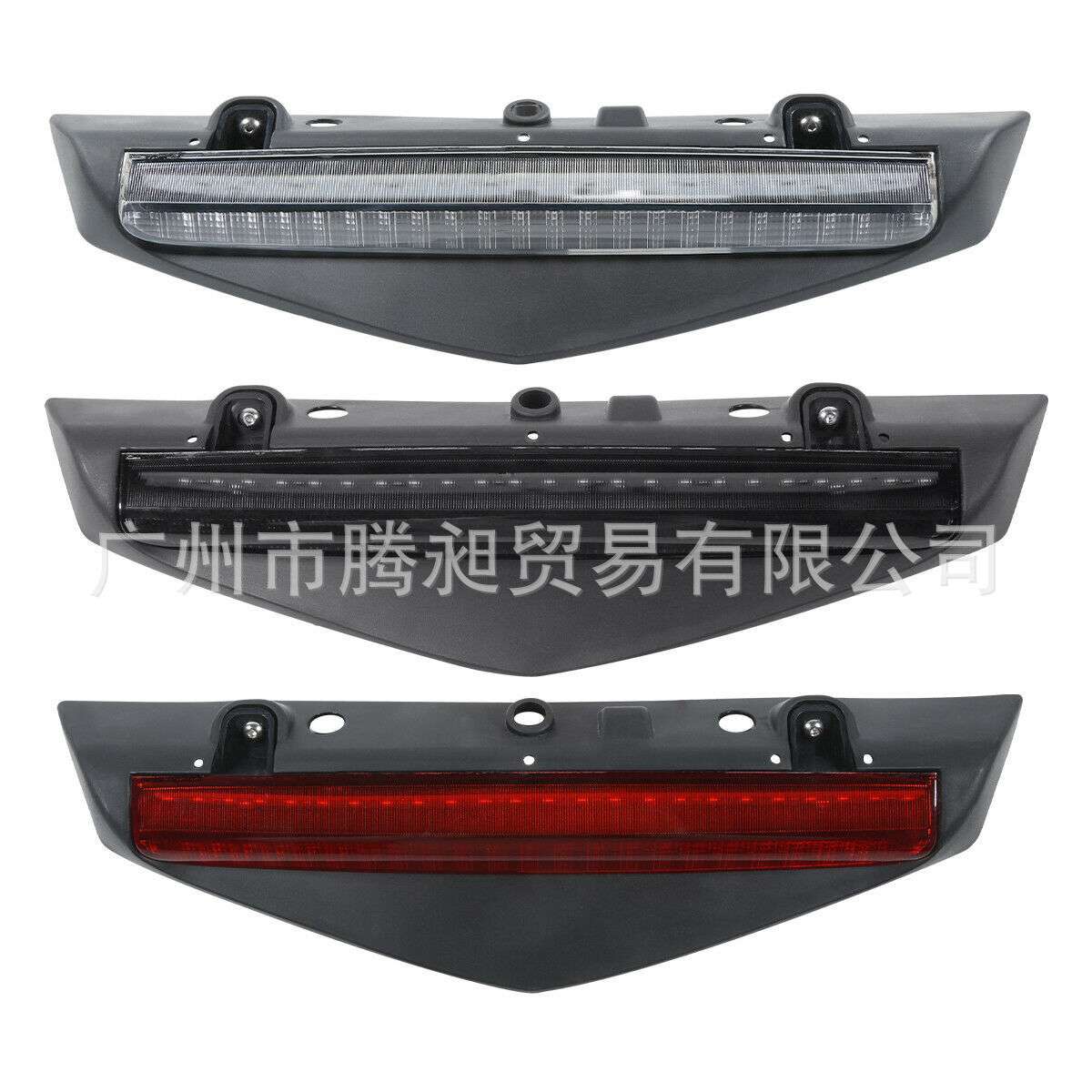 新款18款金翼1800加装LED后尾灯刹车灯 摩托车后货架装饰灯条