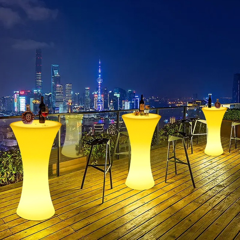发光酒吧清吧夜店高脚桌