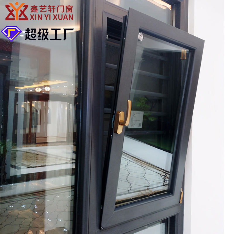 佛山断桥铝钢化玻璃隔音门窗定制