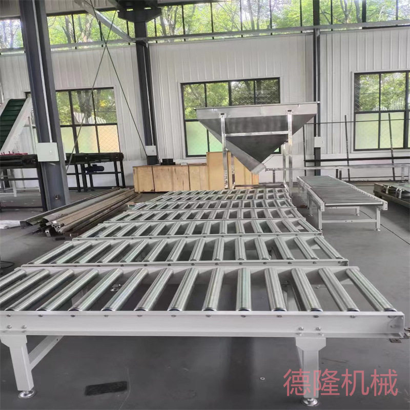 无动力辊道装配生产线万向桌