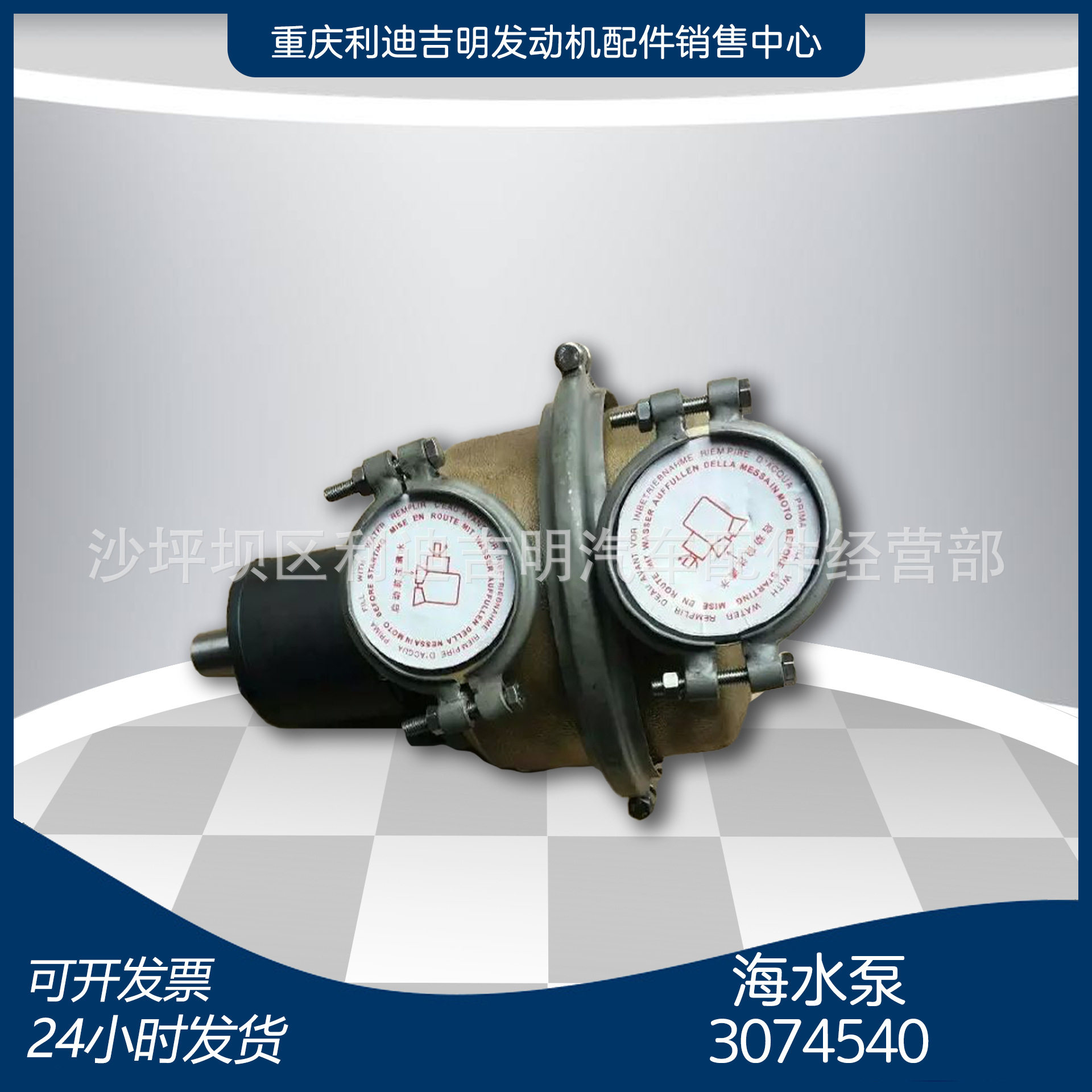 重庆K19柴油船舶海水泵3074540