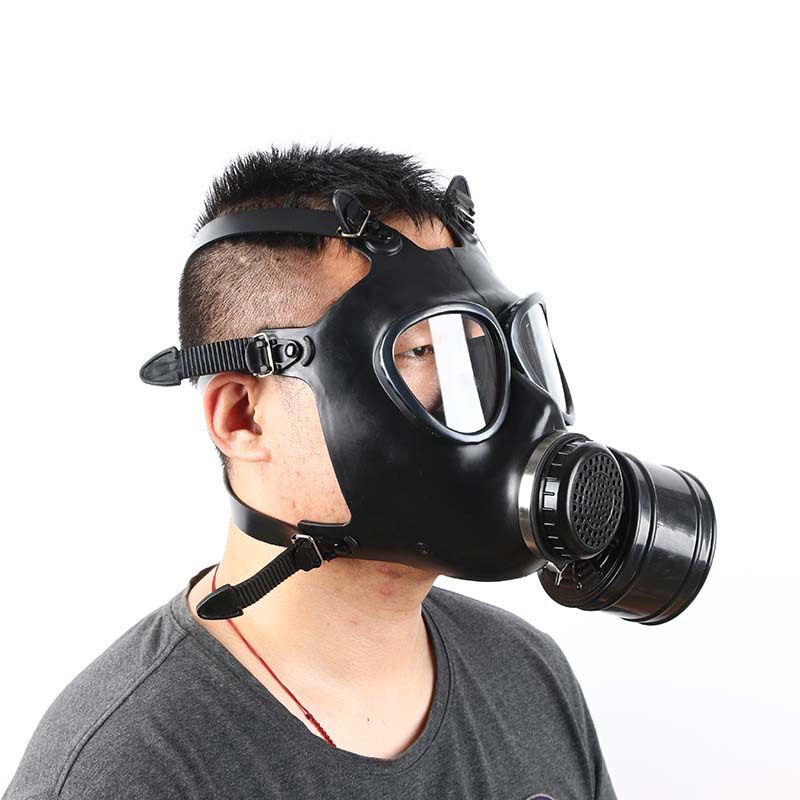 FMJ05型防毒面具五件套演习生化训练橡胶鬼脸87式防毒全面罩甲醛