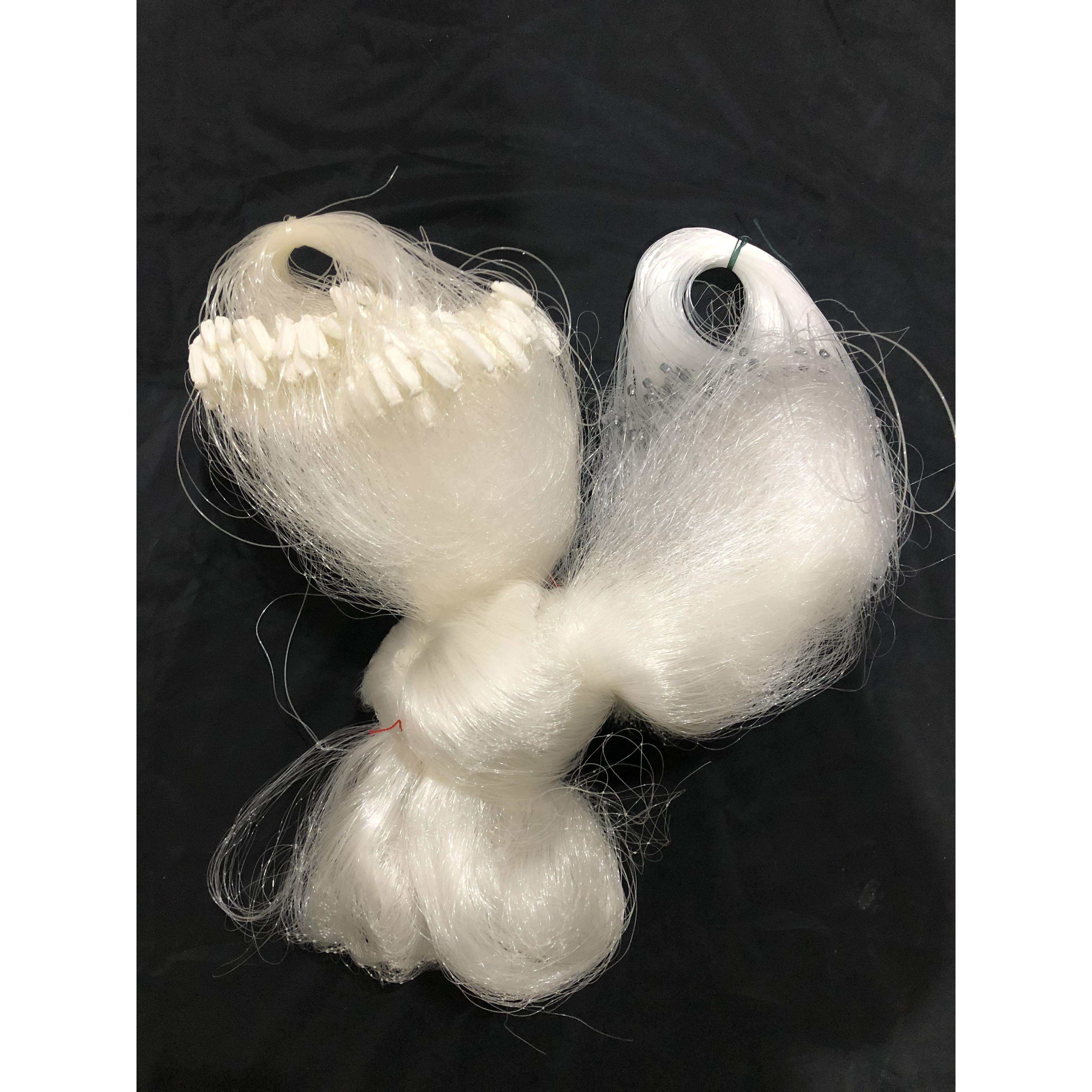 5米1.8米2米高三层渔网沉网捕鱼丝网粘网加粗线100米长