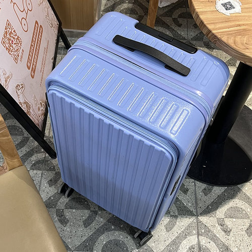 PC侧开盖大容量TSA密码拉杆箱