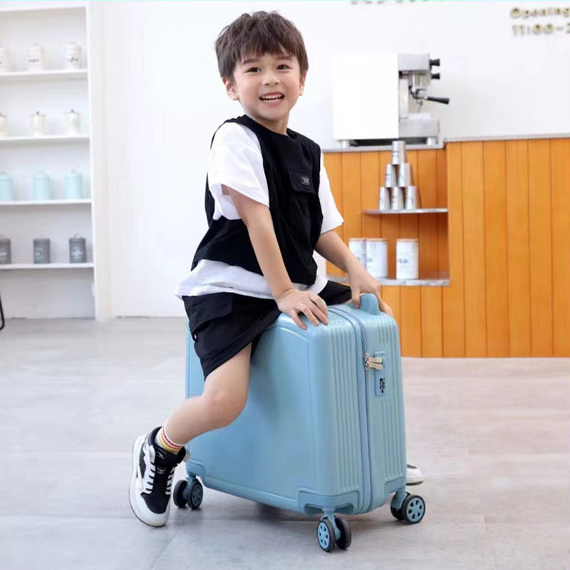 20寸登机万向轮可坐儿童行李箱
