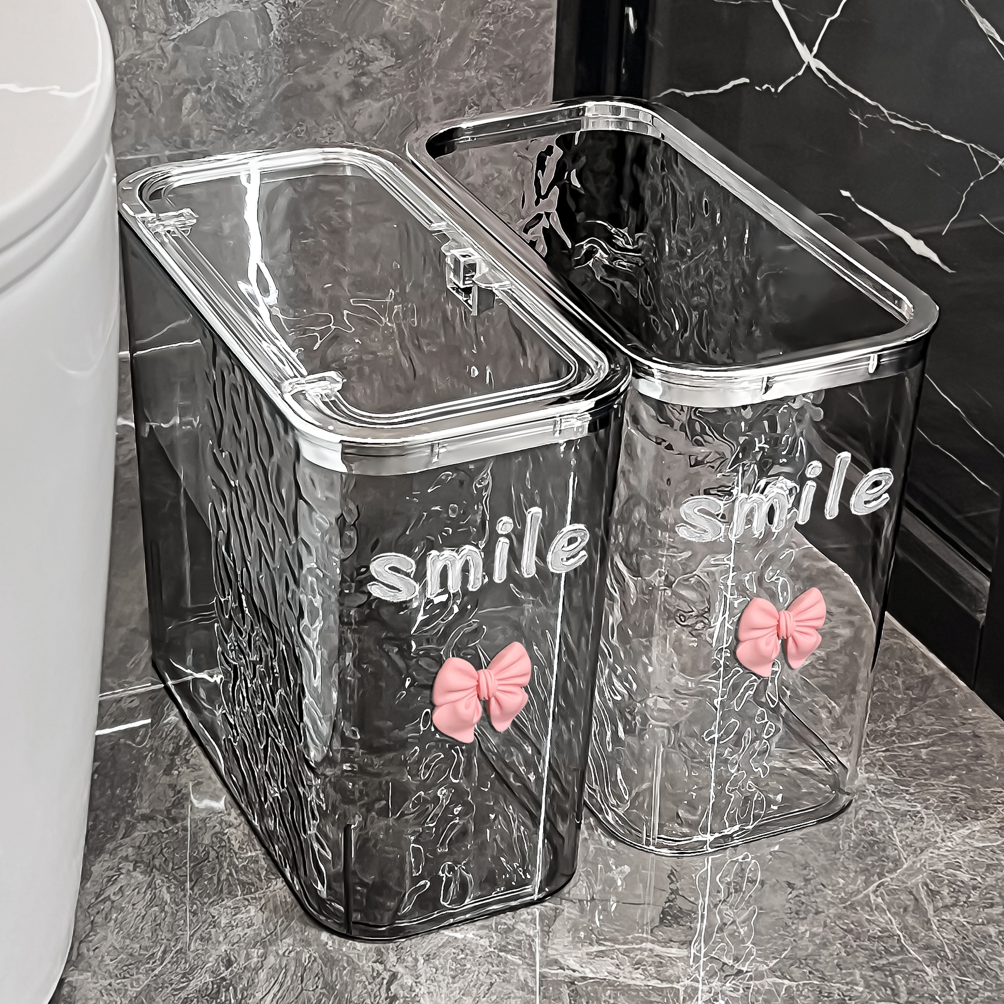 速发卫生纸厕所专用夹缝垃圾桶家用带盖极间马桶厕窄篓客厅卧室高