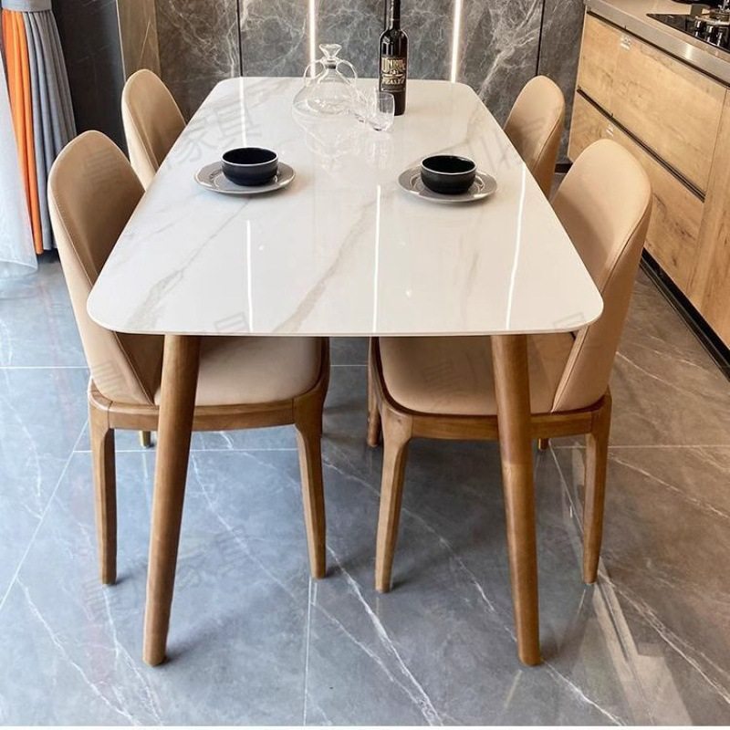 意式轻奢岩板餐桌北欧长方形实木餐桌椅组合小户型超晶石家用餐桌,电子元器件市场,电线扎带/束线带,淘宝优惠券,粉丝福利购,淘宝优惠卷