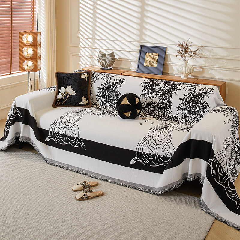 沙发套罩四季通用简约ins风小清新沙发垫盖布毯全包沙发盖巾