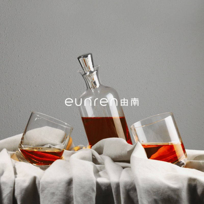 轻奢样板间房间吧台玻璃酒具套装摆件软装家居餐桌酒器茶几器皿