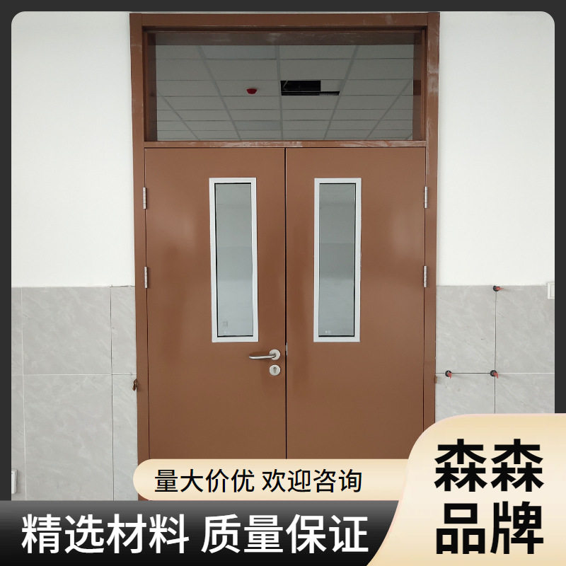 小学教室门学校门防撞防夹手带可视窗镀锌钢板巨梦生产厂家