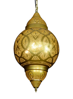 泰域东南亚风格楼梯铁艺吊灯泰国复古工业风轻奢客厅茶室泰式灯饰