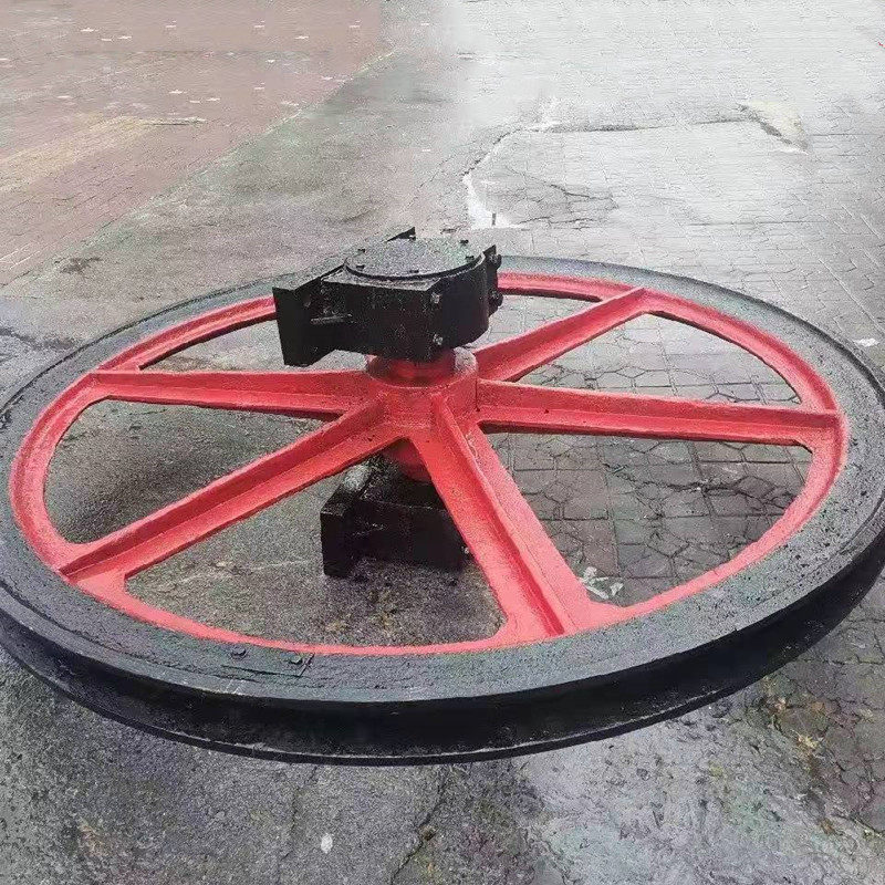 矿用井下固定游动天轮 TXG-800/16铸钢天轮 钢丝绳提升钢轮