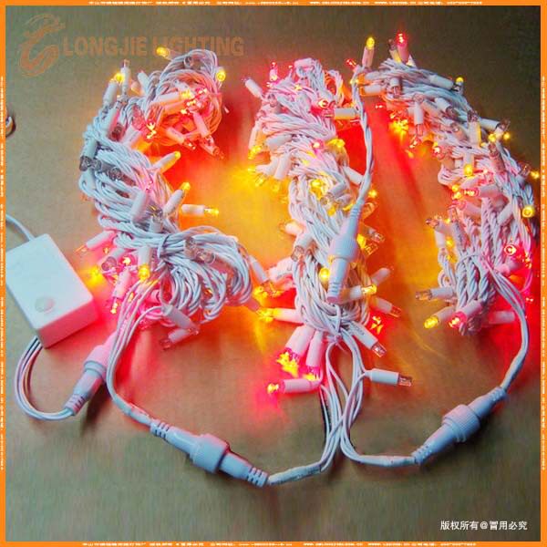 10米100灯可连接LED内凹泡壳灌胶白色线灯串、LED灯串、厂家销售