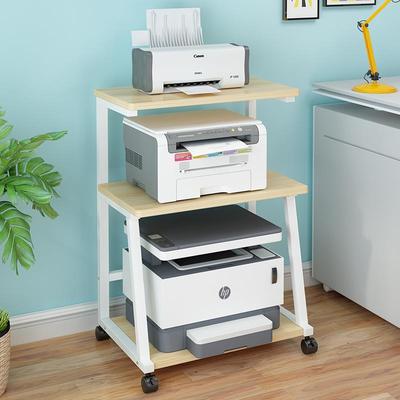 0A落地多层可移动打印机置物架办公室书房桌面复印储物层架收纳支