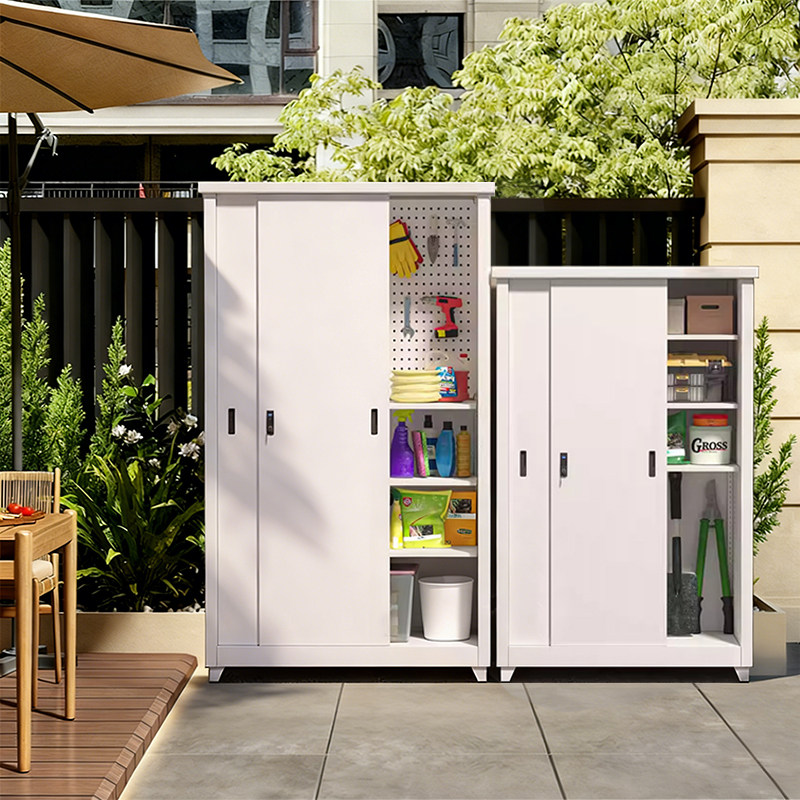 户外防水防晒推拉门储物柜0甲醛