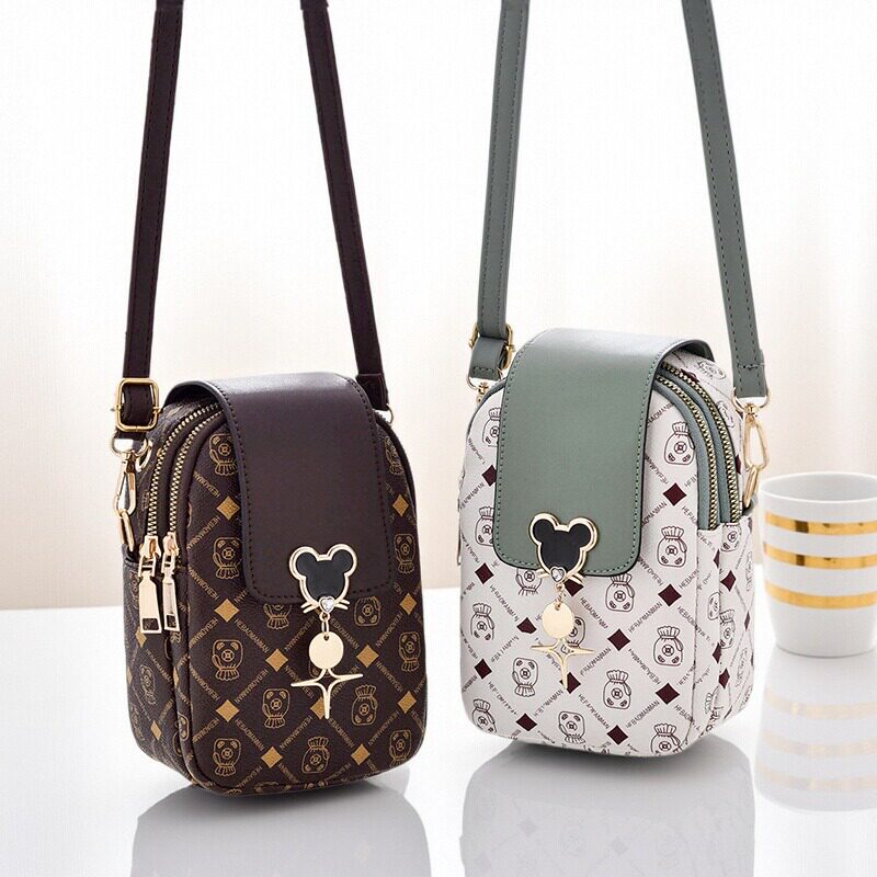 2026新款超火小挎包时尚印花洋气手机小包包百搭单肩包迷你斜挎包