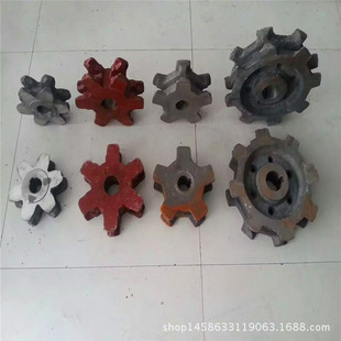 出渣机六齿链轮 除渣机配件六齿轮 山东炉排铸造厂