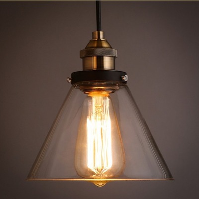 工厂批发 复古铁艺美式乡村工业风欧式床头简约书房走廊玻璃壁灯