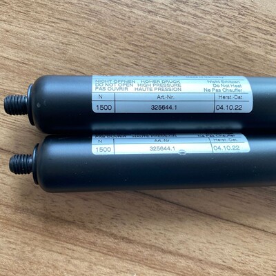 HAHN-Gasfedern G 14 28 0050 1 0220 GZ12 GZ12 01500N