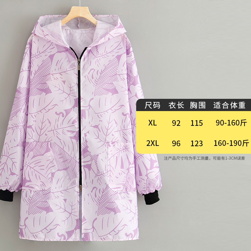 正穿长袖连帽罩衣围裙防水外套轻薄透气防P晒衣家用厨房上班服